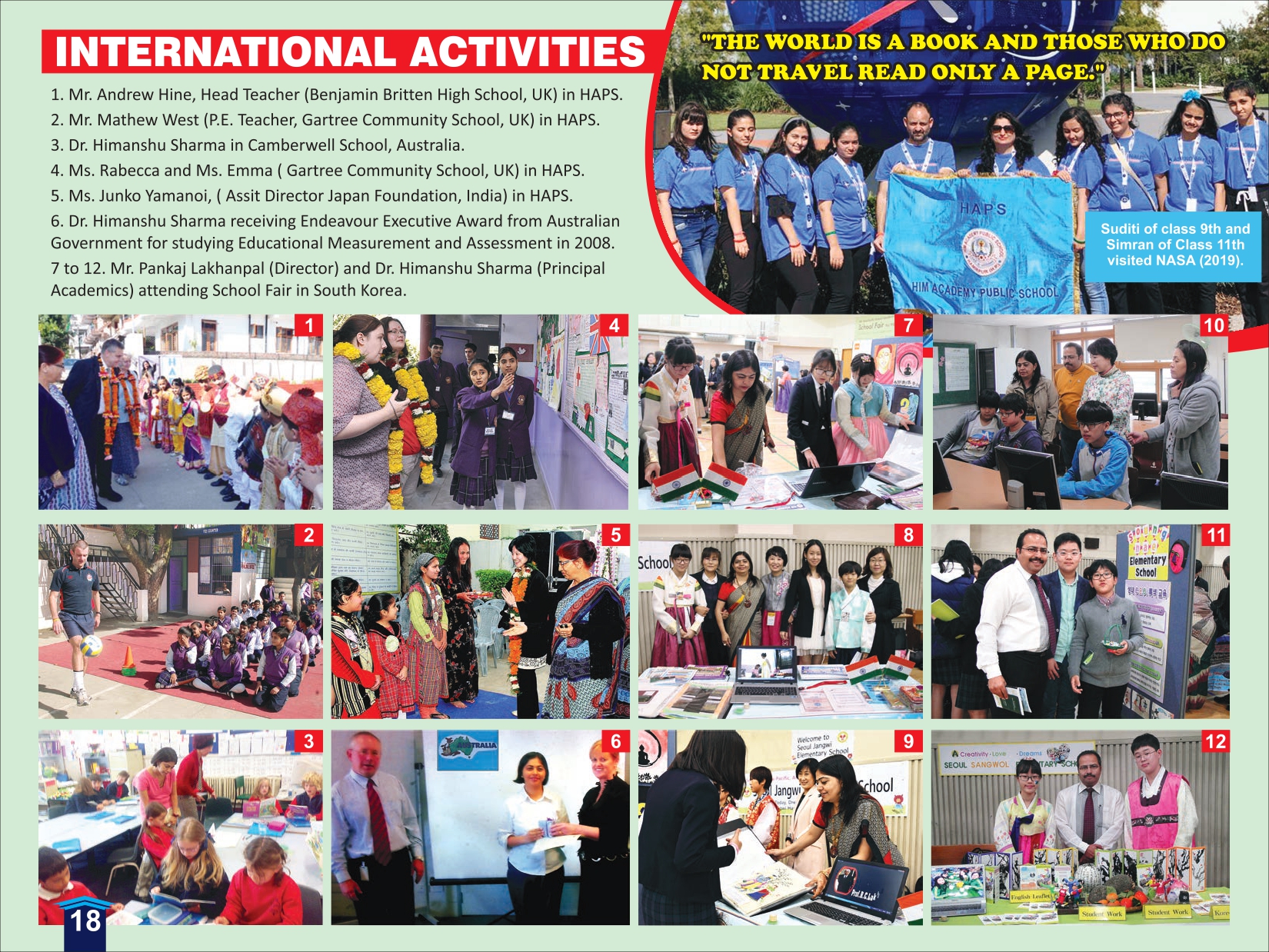 International Activities